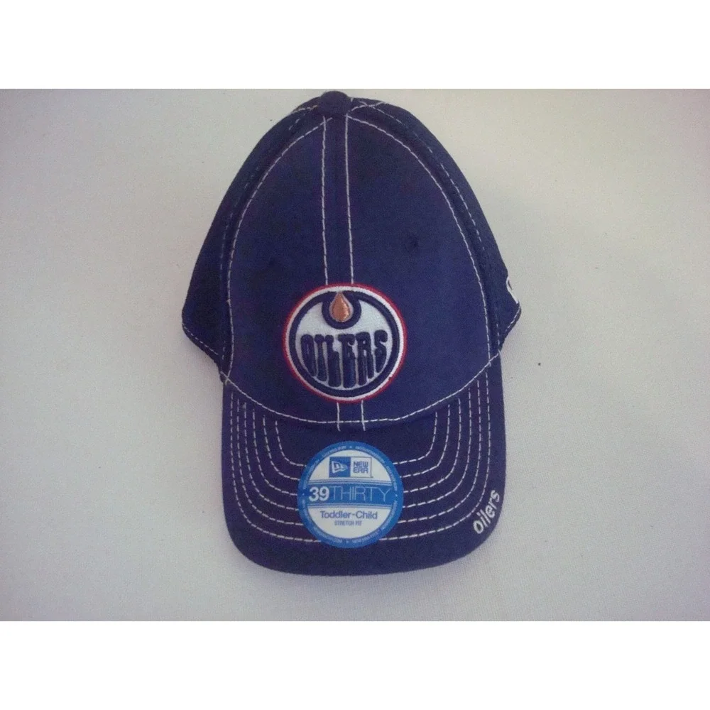 KIDS--- EDMONTON OILERS NEW ERA‎ HAT CAP VINTAGE DEADSTOCK C3